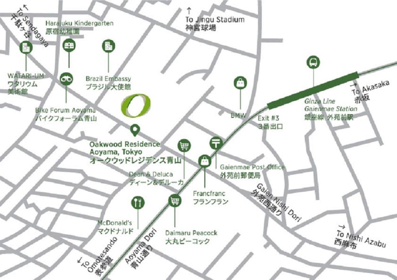Oakwood Residence Aoyama Токио Екстериор снимка